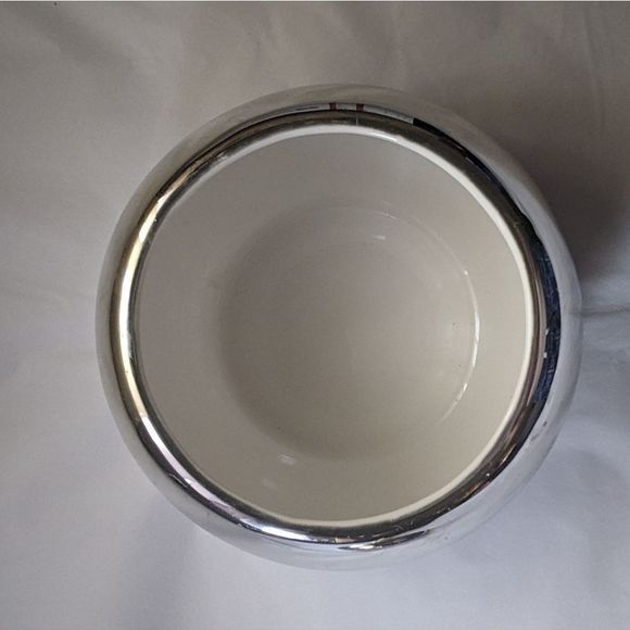 Bath & Body Works Silver Ball Ornament Vintage Decoration - Picture 4 of 6